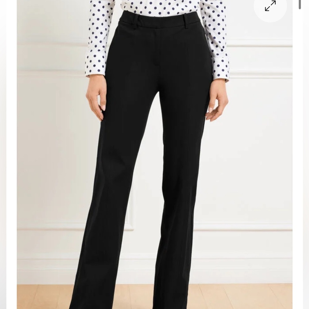 Talbots Barely Boot Black Trousers